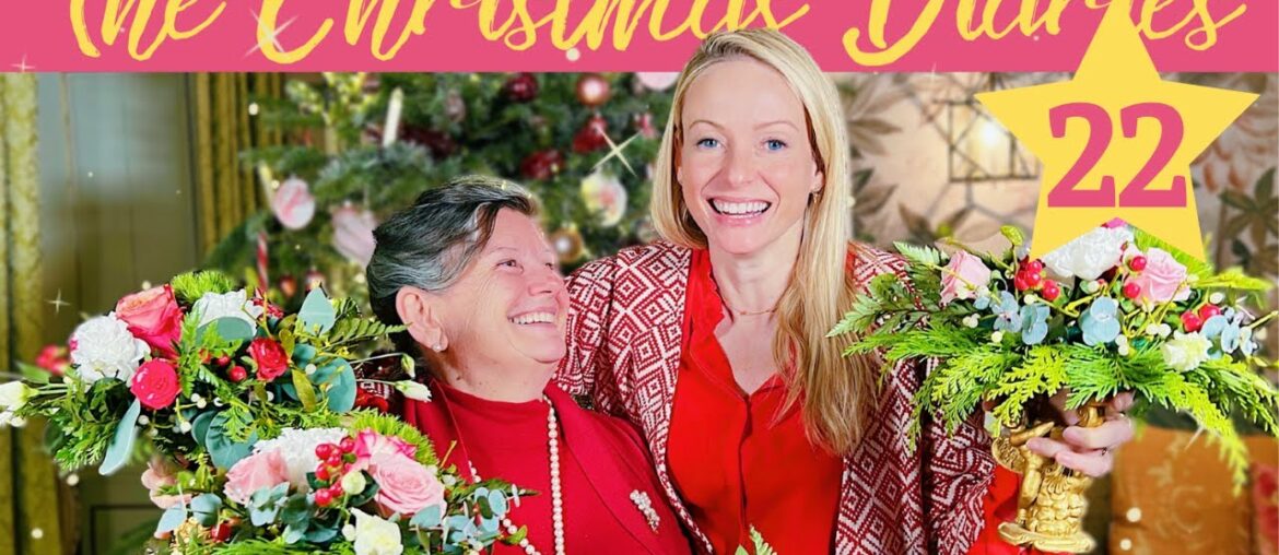 MAKING CHRISTMAS FLORALS WITH MY FRENCH AUNT! MAKING CHRISTMAS FLORALS WITH MY FRENCH AUNT!