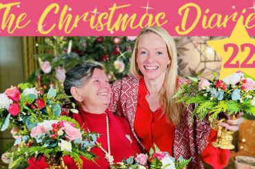 MAKING CHRISTMAS FLORALS WITH MY FRENCH AUNT!