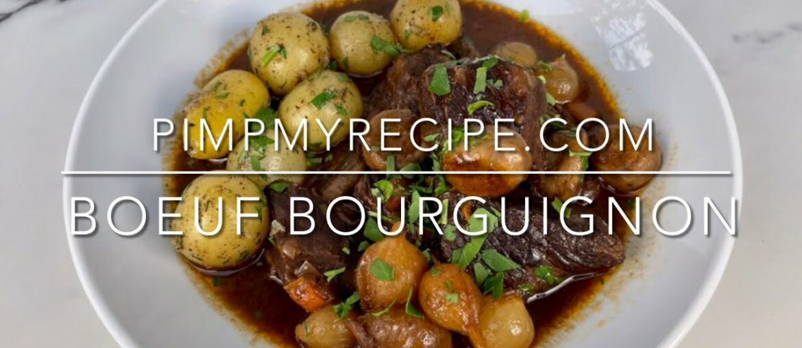 BOEUF BOURGUIGNON - How to Make this Authentic French Recipe for Boeuf Bourguignon - Tutorial!