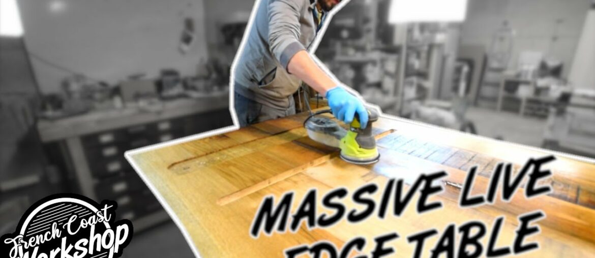 I FINISHED MY LIVE EDGE DINING TABLE ! || DIY || French Coast Workshop I FINISHED MY LIVE EDGE DINING TABLE ! || DIY || French Coast Workshop
