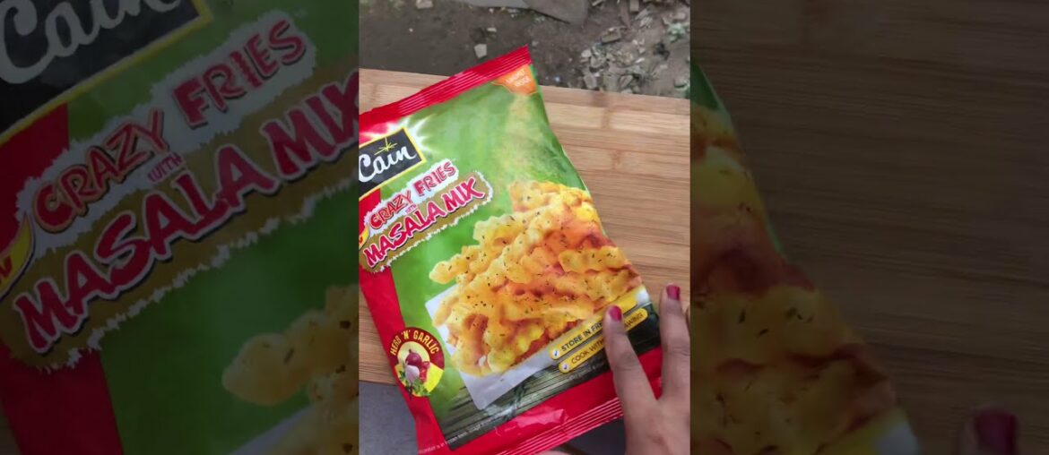 Mccain Crazy Fries Masala Mix | Mccain French Fries | Mccain Recipe #foodreview #frozenfood