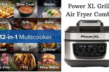 Power XL Smokeless Electric Indoor Grill Air Fryer Combo