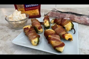 Bacon Wrapped Jalapeno Poppers