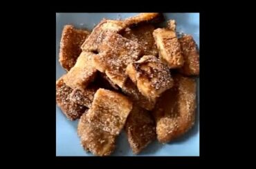 Vegan French Churros Bites. Healthy Vegan Sweets Recipes