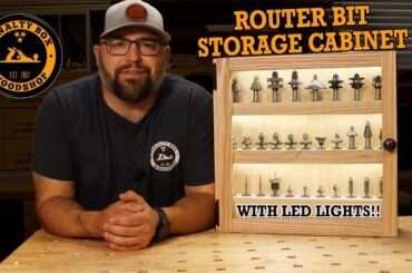 DIY Router Bit Storage Cabinet - Organize and Protect your Router Bits!