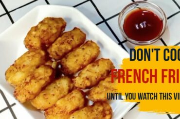 CRISPY FRENCH FRIES RECIPE| simple and quick | potato snack