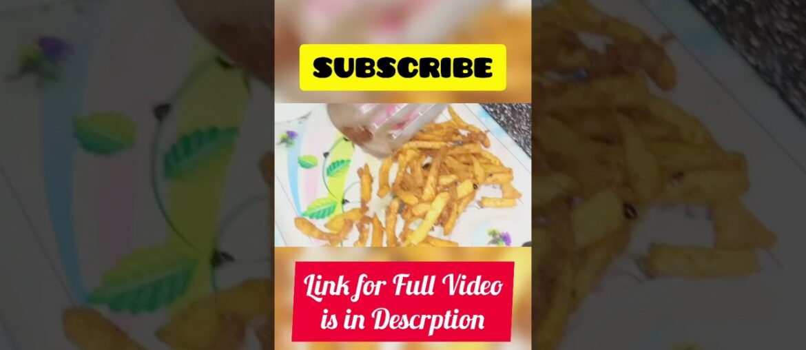 ASMR | French Fries Recipe | Potato Chips Recipe | Chota BITE