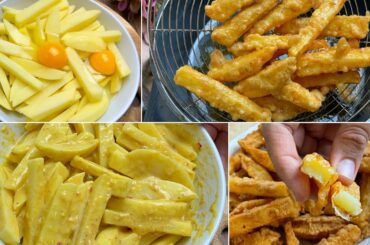 Crispy french fries recipe | Egg french fries | potato recipe | Aloo ki chips | Egg snacks