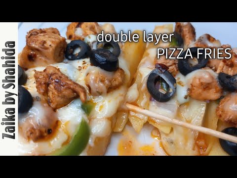 #pizza fries recipe| #chicken cheese French fries| #pizza fries sticks| snack recipe #pizza fries recipe| #chicken cheese French fries| #pizza fries sticks| snack recipe