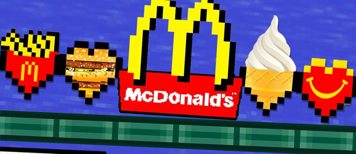 Minecraft But There Are McDonalds Hearts