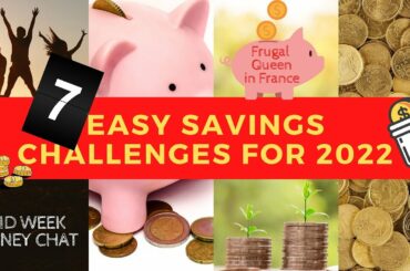 Seven Easy Savings Challenges for 2022 - Frugal Money Planning for the New Year