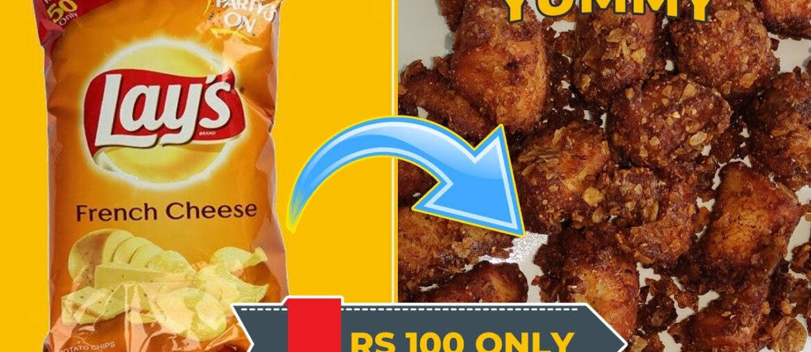 How to make Crispy lays chicken with french cheese lays | Crispy fry chicken Recipe Lays Hack How to make Crispy lays chicken with french cheese lays | Crispy fry chicken Recipe Lays Hack