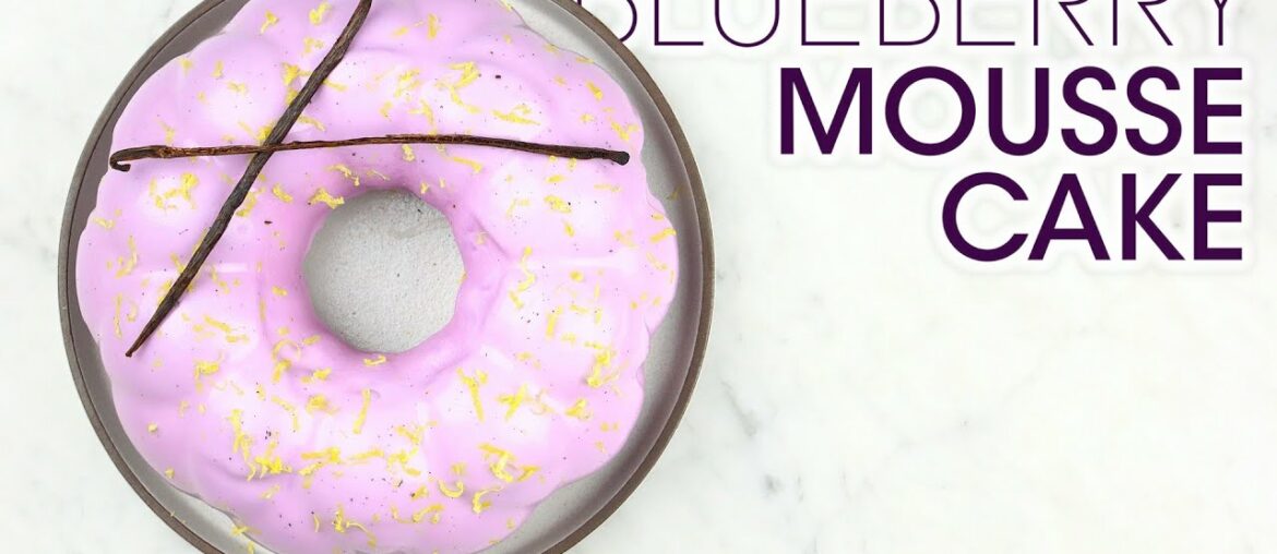 Blueberry Mousse Cake with Gluten-Free Vanilla Cake, Blueberry Jam & Mirror Glaze | How To Cuisine Blueberry Mousse Cake with Gluten-Free Vanilla Cake, Blueberry Jam & Mirror Glaze | How To Cuisine