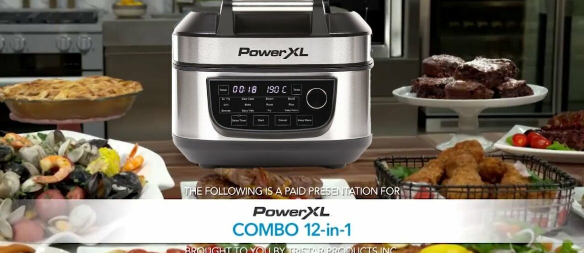 Power XL Grill Air Fryer Combo Smokeless Electric Indoor Power XL Grill Air Fryer Combo Smokeless Electric Indoor