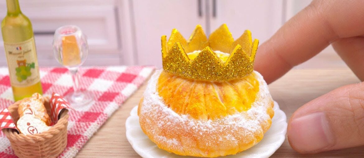 Yummy Miniature GALETTE DES ROIS Recipe For French's New Year | Homemade Tiny Cake For Holiday