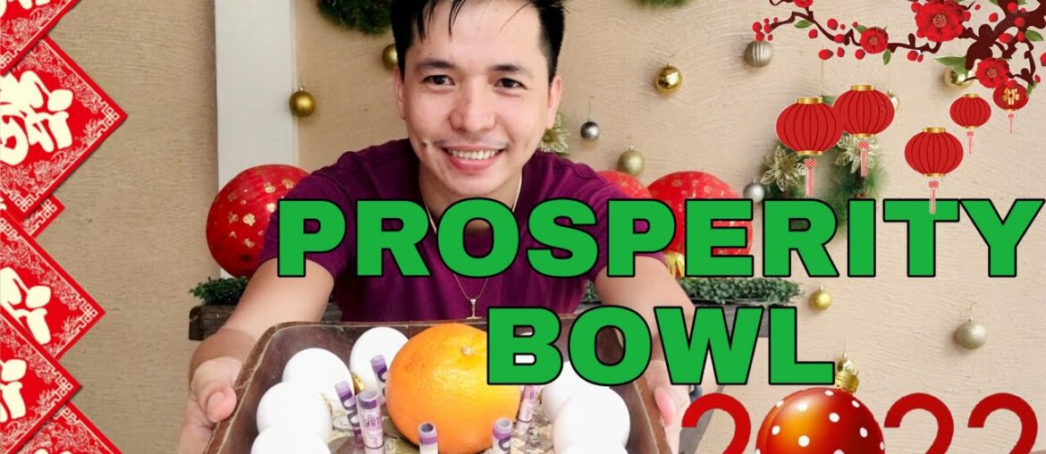 HOW TO MAKE PROSPERITY BOWL FOR NEW YEAR | PAMPA SWERTE | BAGONG TAON 2022