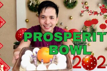 HOW TO MAKE PROSPERITY BOWL FOR NEW YEAR | PAMPA SWERTE | BAGONG TAON 2022