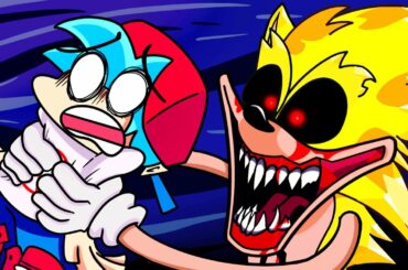 BOYFRIEND vs. SONIC.exe 2.0?! (Cartoon Animation)