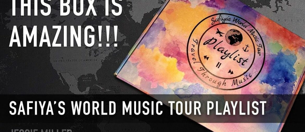 Safiya's World Music Tour Playlist - Music and Culture of St. Maarten December 2021 Unboxing