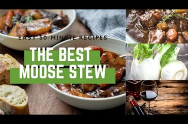 The BEST Moose/Beef Stew RECIPE