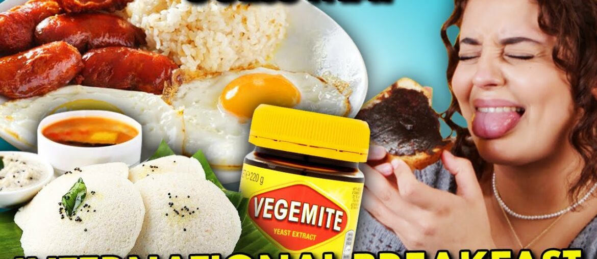 Can Americans Guess Breakfast Food From Around the World? (Vegemite, Idli, Longsilog) Can Americans Guess Breakfast Food From Around the World? (Vegemite, Idli, Longsilog)