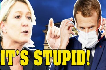 It's over! Macron was punished by the whole of France for his ignorance of using the EU flag