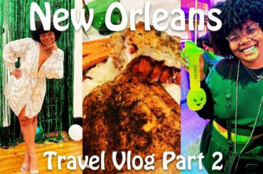 NOLA TRAVEL VLOG | PART 2 | PRIVATE CHEF DINNER PARTY | FRENCH QUARTER NEW ORLEANS | CAFE DU MONDE