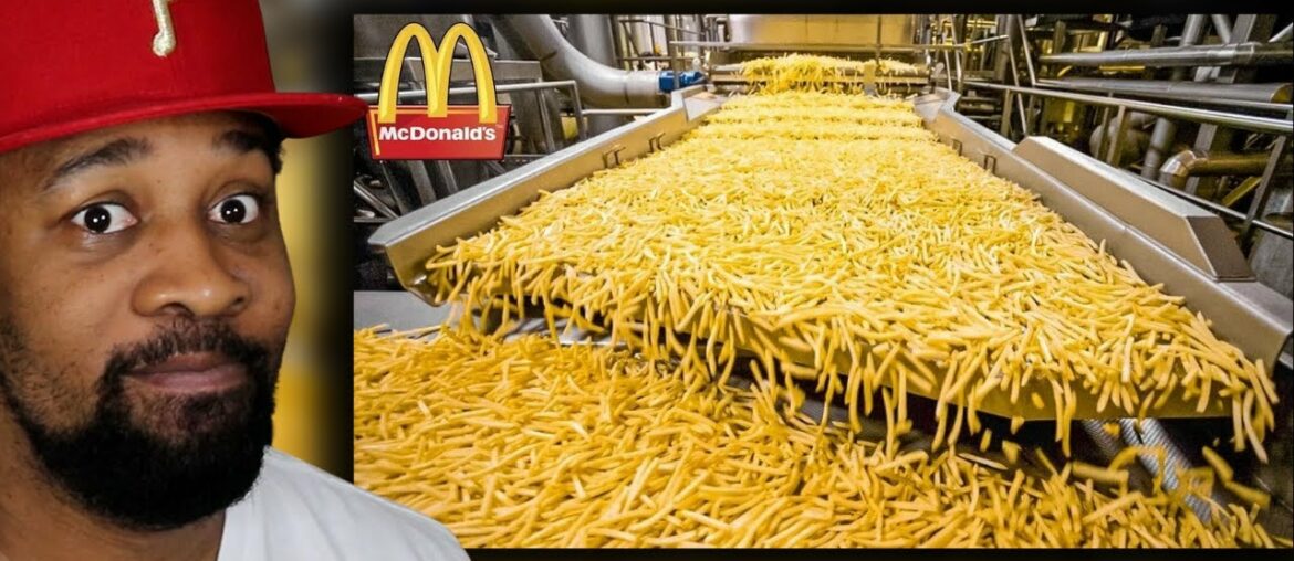 Here's How McDonald's French Fries Are Made. Food Production Processes...