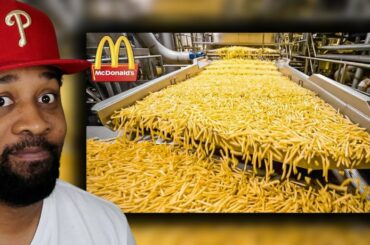 Here's How McDonald's French Fries Are Made. Food Production Processes...