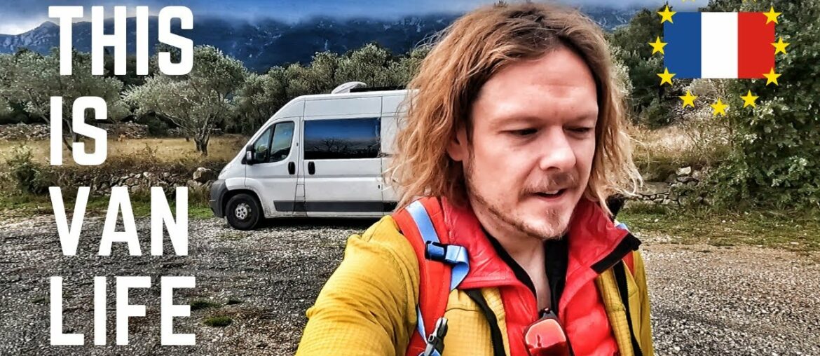 WILD CAMPING IN THE FRENCH MOUNTAINS – Winter van life in Europe // S05E02 WILD CAMPING IN THE FRENCH MOUNTAINS - Winter van life in Europe // S05E02