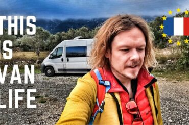 WILD CAMPING IN THE FRENCH MOUNTAINS - Winter van life in Europe // S05E02