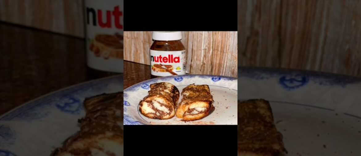 French Toast Nutella #shorts #viralshorts #shortsbeta #frenchtoast #homemade #food #youtubeshorts