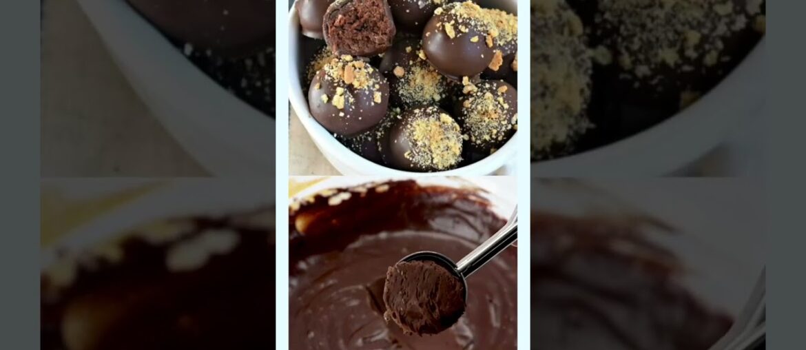 Chocolate Truffles Recipe #shorts Chocolate Truffles Recipe #shorts