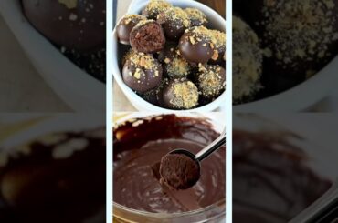Chocolate Truffles Recipe #shorts