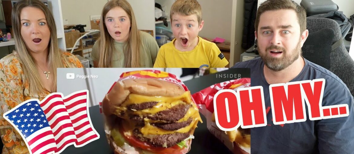 New Zealand Family Reacts to Every American State's Favorite FAST FOOD Restaurant!