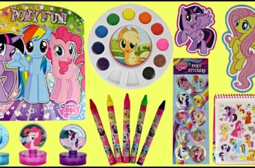 My Little Pony Activity Set with Water Color Paints & Crayons