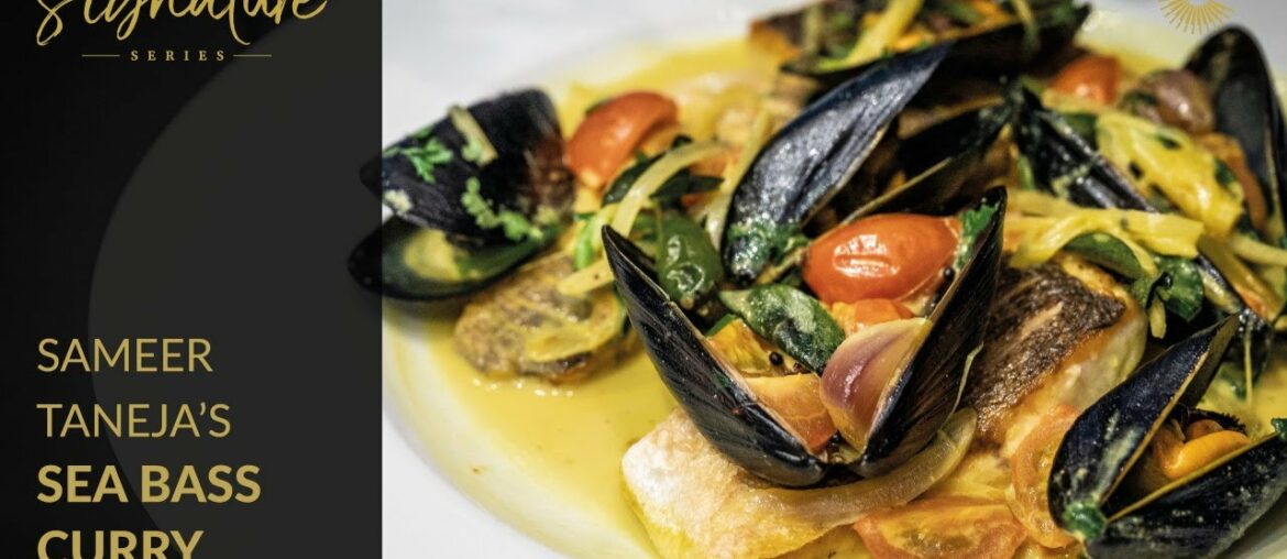 Sameer Taneja's Sea Bass, Mussel & White Wine Curry