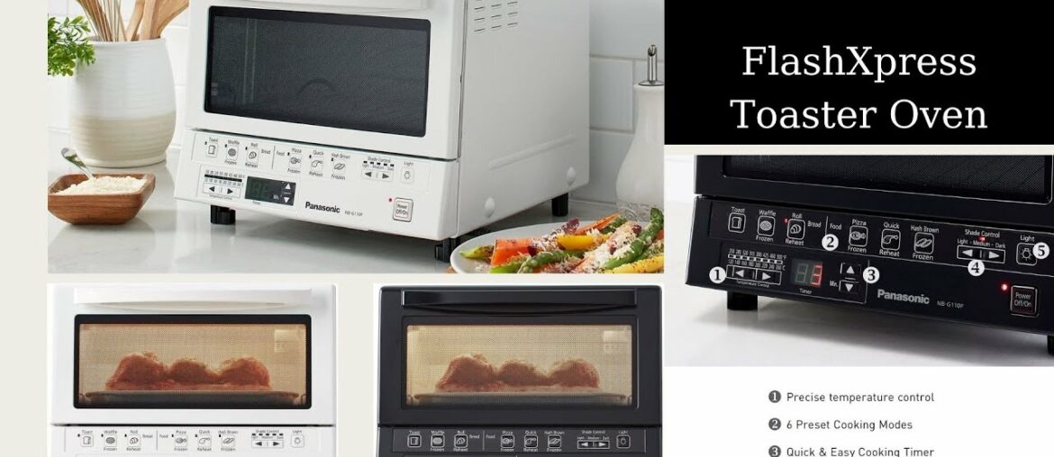 Panasonic Toaster Oven with Double Infrared Heating
