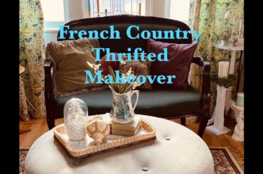French Country Makeover with Thrifted Items