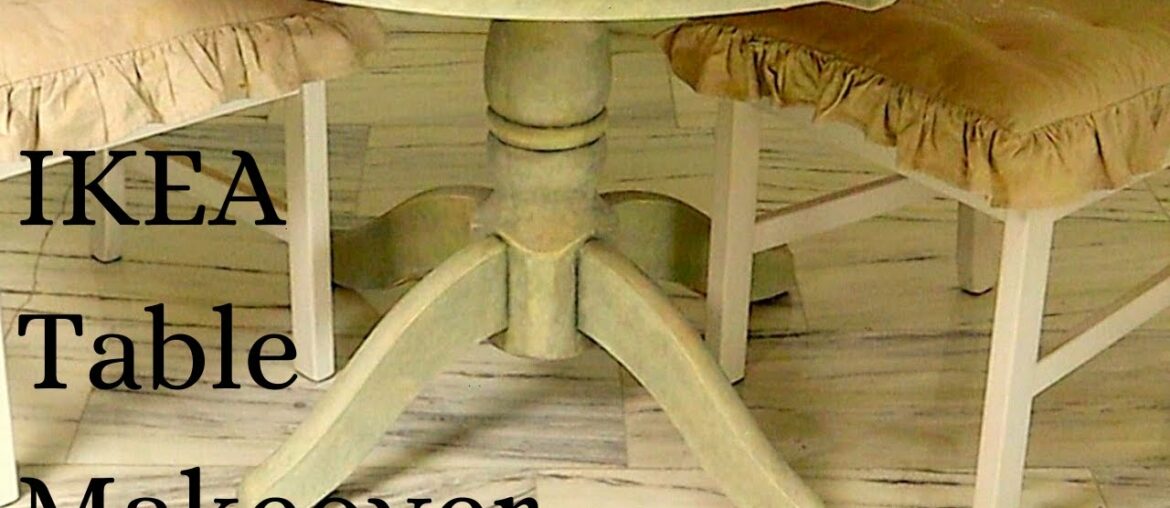 Easy Paint Wash Technique | IKEA Dining Table Makeover Easy Paint Wash Technique | IKEA Dining Table Makeover