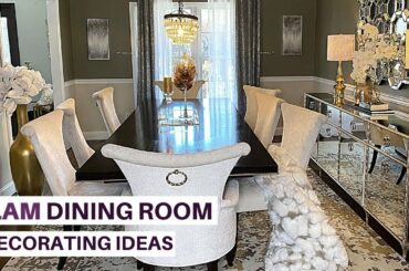 ALL YEAR AROUND  DINING ROOM DECOR IDEAS 2022!! //. How  To Decorate A Glam Dining Room