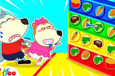Vegetables or French Fries? Wolfoo Learns Healthy Food Choices - Kids Healthy Habits| Wolfoo Channel