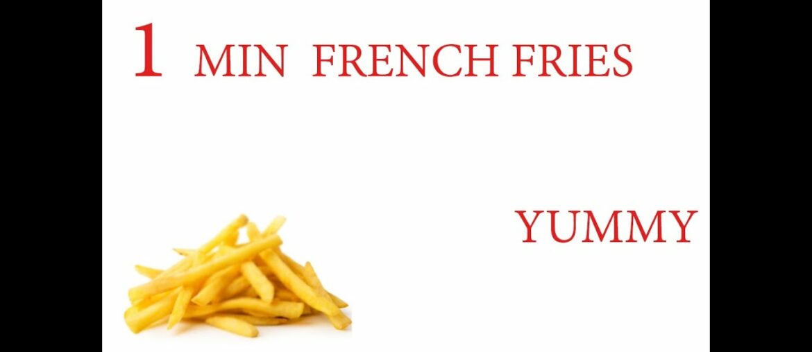 How to make French Fries in 1 min!!!! | NEETUARORASKITCHEN | Easiest recipe in 1 min How to make French Fries in 1 min!!!! | NEETUARORASKITCHEN | Easiest recipe in 1 min