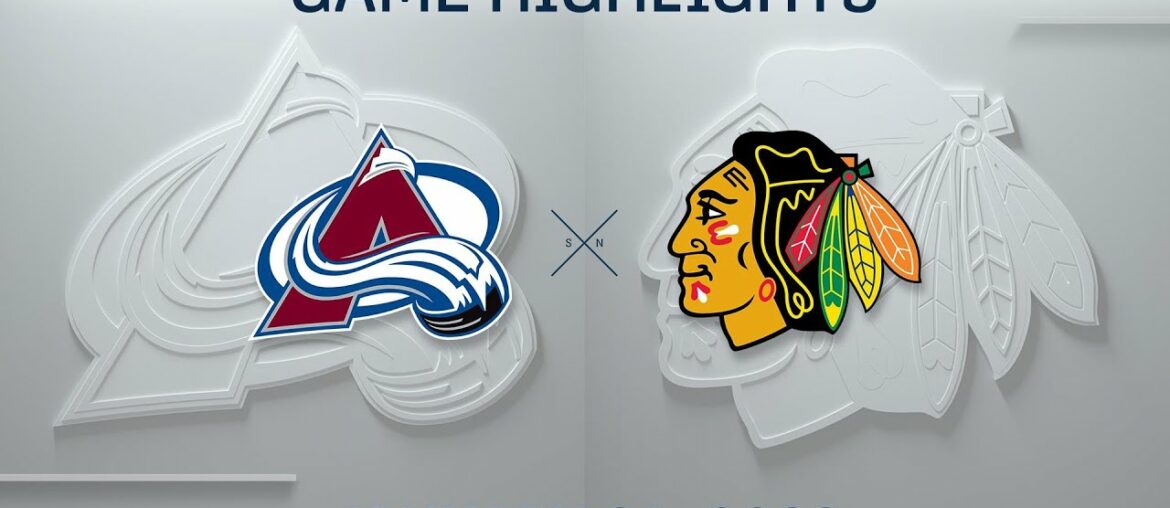 NHL Highlights | Avalanche vs. Blackhawks - Jan. 4, 2022