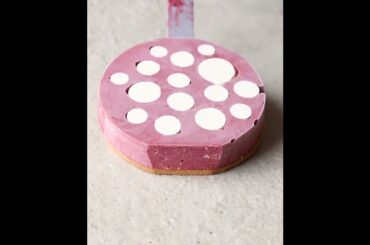 Strawberry macaron gourmet cake dessert dessert #shorts