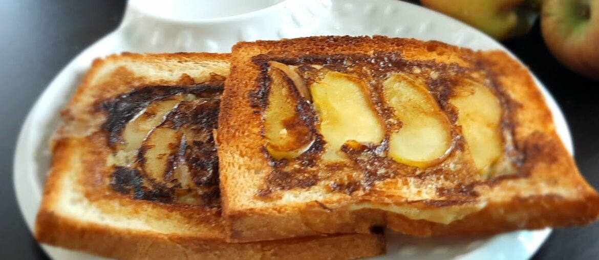 sweet Apple French toast recipe|simple breakfast recipe|Shala's Recipes