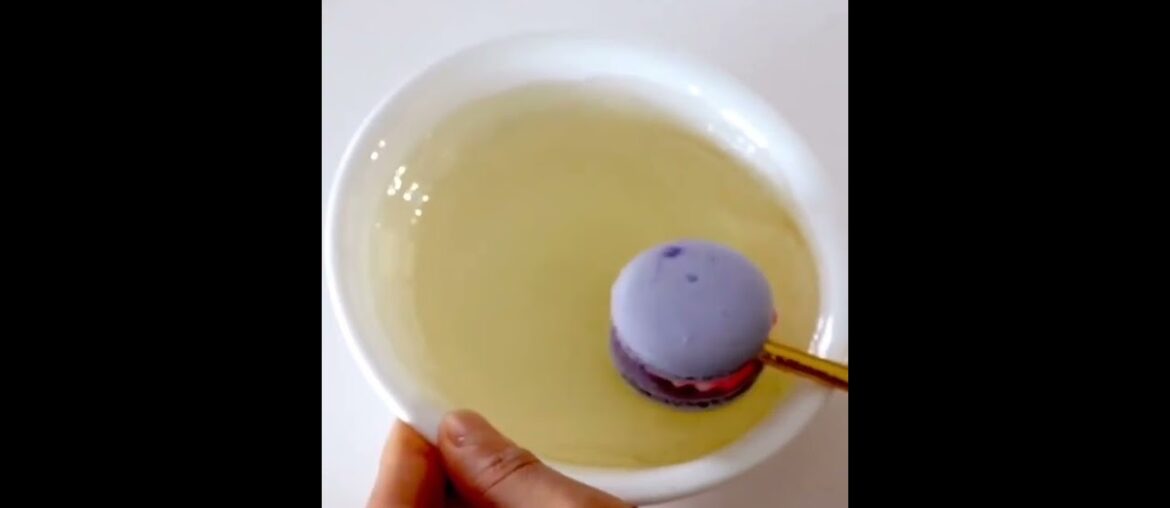 Flower macaron gourmet dessert dessert #shorts Flower macaron gourmet dessert dessert #shorts