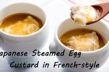 [ENG SUB]Japanese Steamed Egg Custard in French-style | Chawanmushi With Fish and Yuzu Pepper