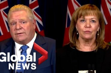 COVID-19: Ontario moves to online learning, bans indoor dining as new restrictions announced | FULL