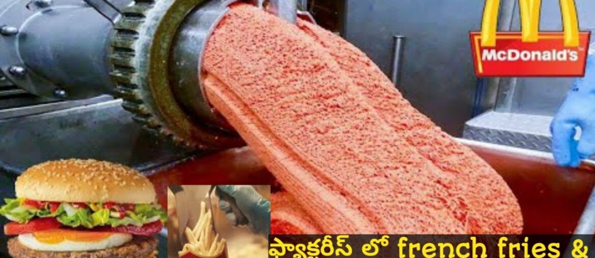 How McDonald's Burgers,french fries are Made in factories Food Production How McDonald's Burgers,french fries are Made in factories Food Production